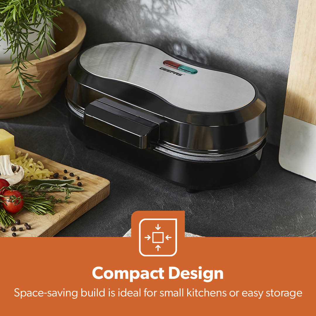 Dual Omelette Maker Non-Stick Deep Fill Cooking Plates - Image 8