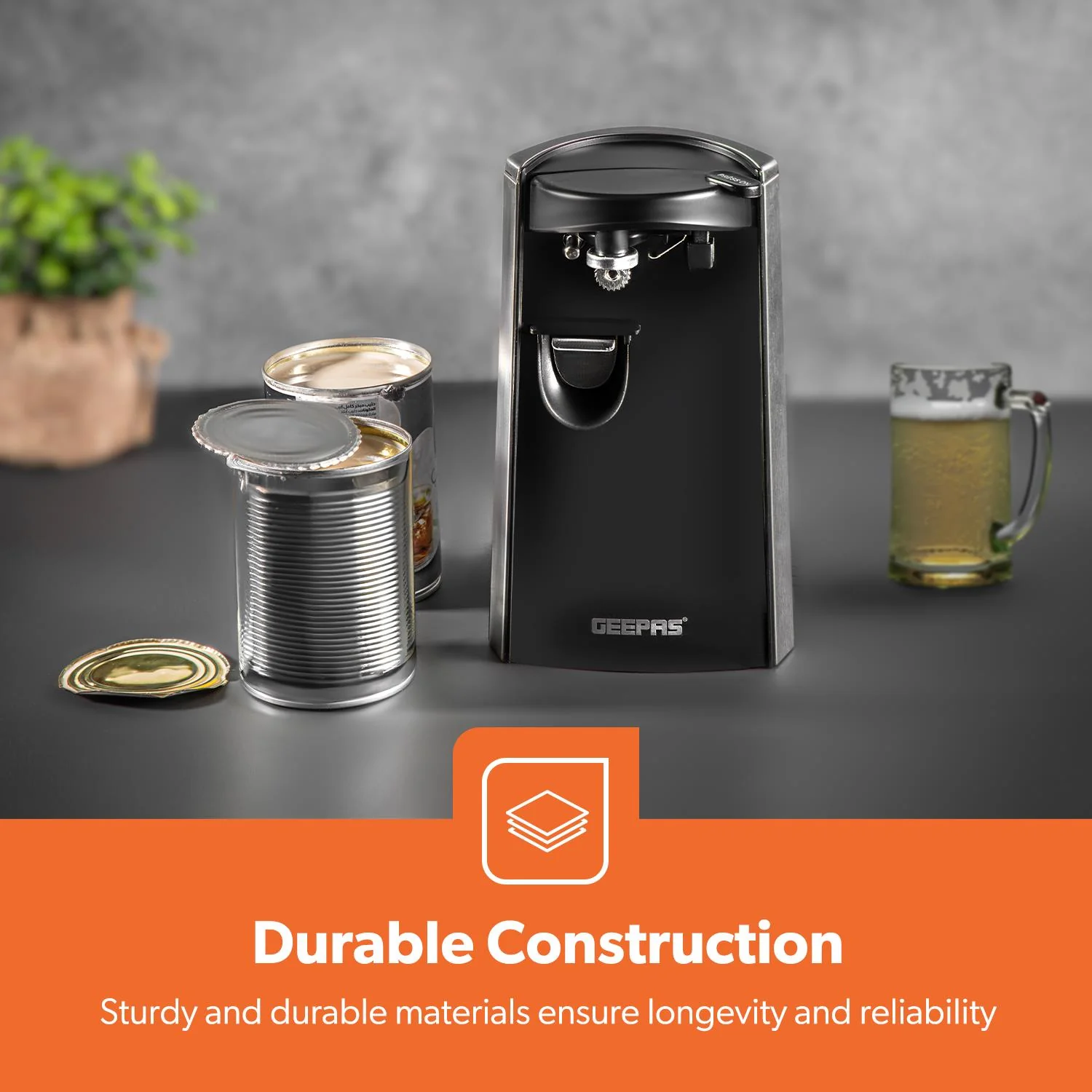 3-in-1 Tool: Knife Sharpener, Bottle Opener, and Tin Opener - Image 4