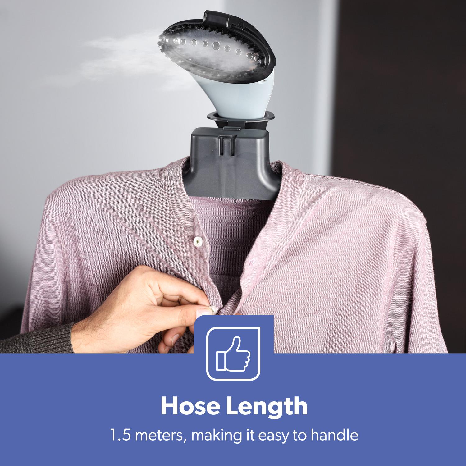 Upright 2000W Clothes Steamer With Integrated Hanger - Image 6
