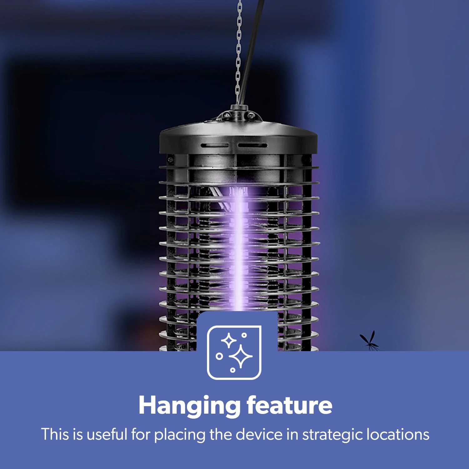 6W Electric Indoor UV Insect and Fly Zapper - Image 4