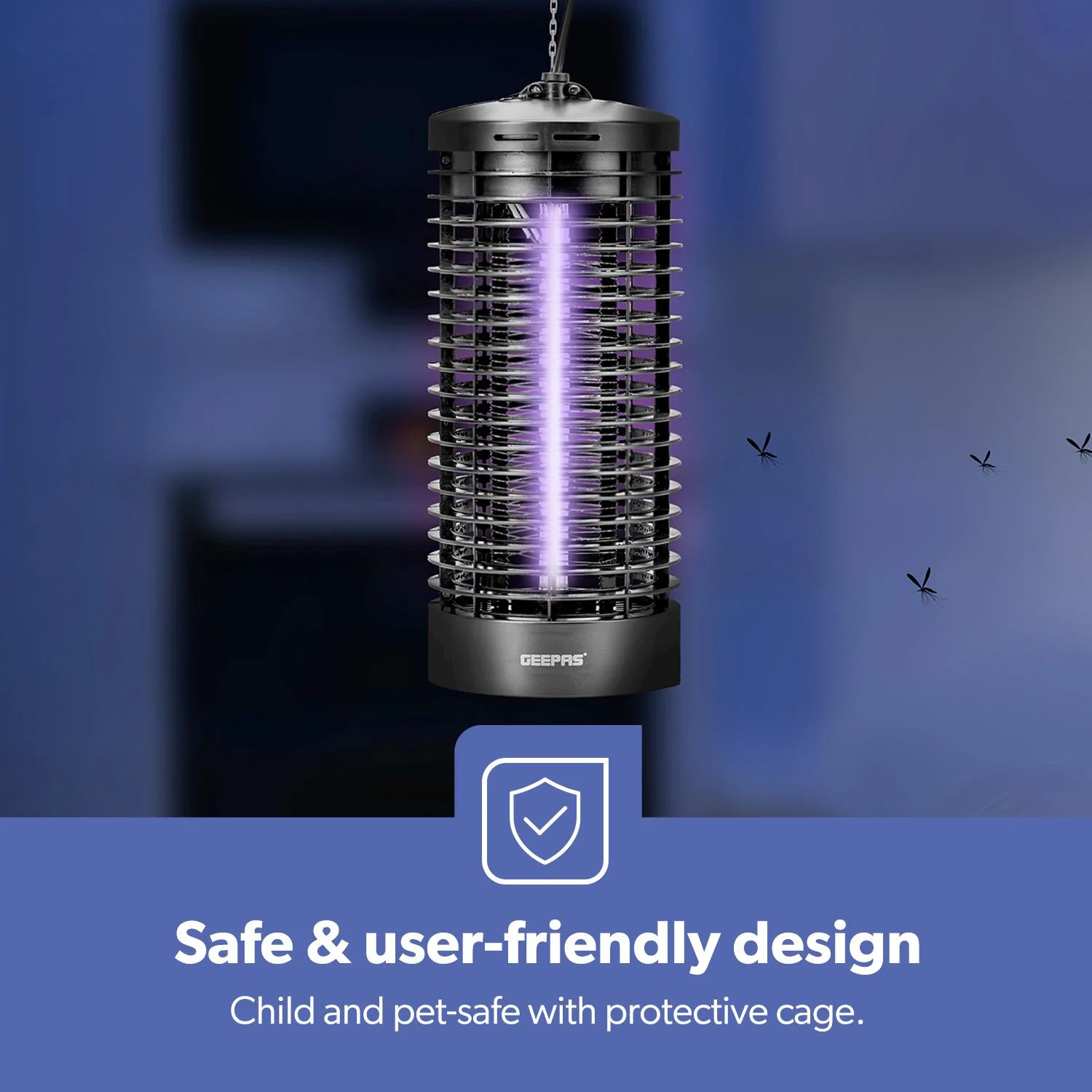 6W Electric Indoor UV Insect and Fly Zapper - Image 7
