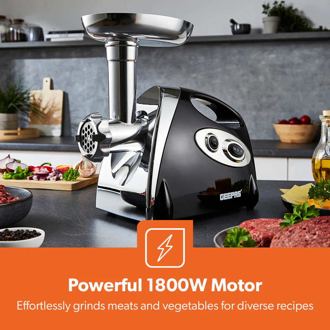 3-In-1 Electric Meat Grinder, Mincer and Sausage Maker - Image 8