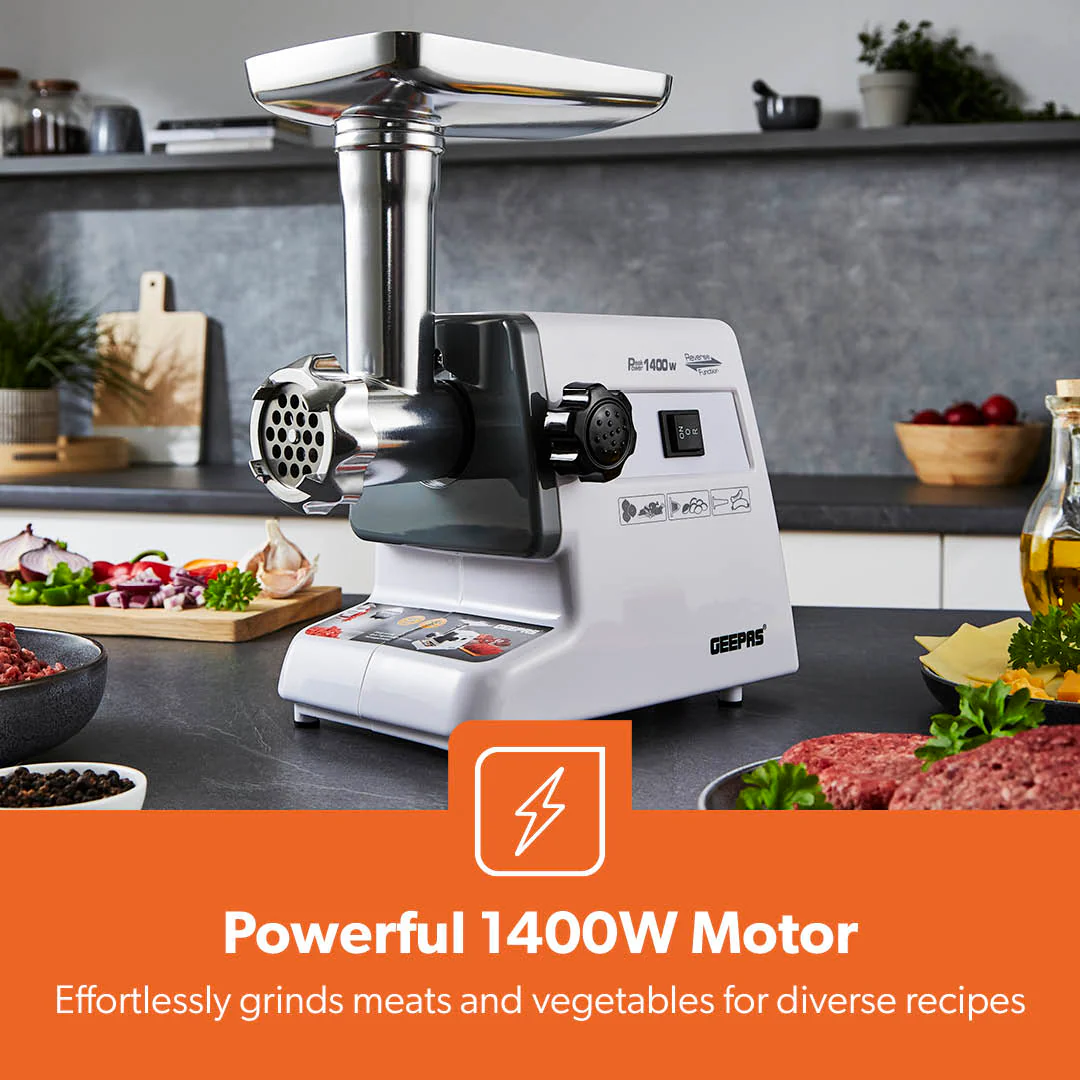 1400W Stainless Steel Automatic Meat Grinder and Meat Mincer - Image 6