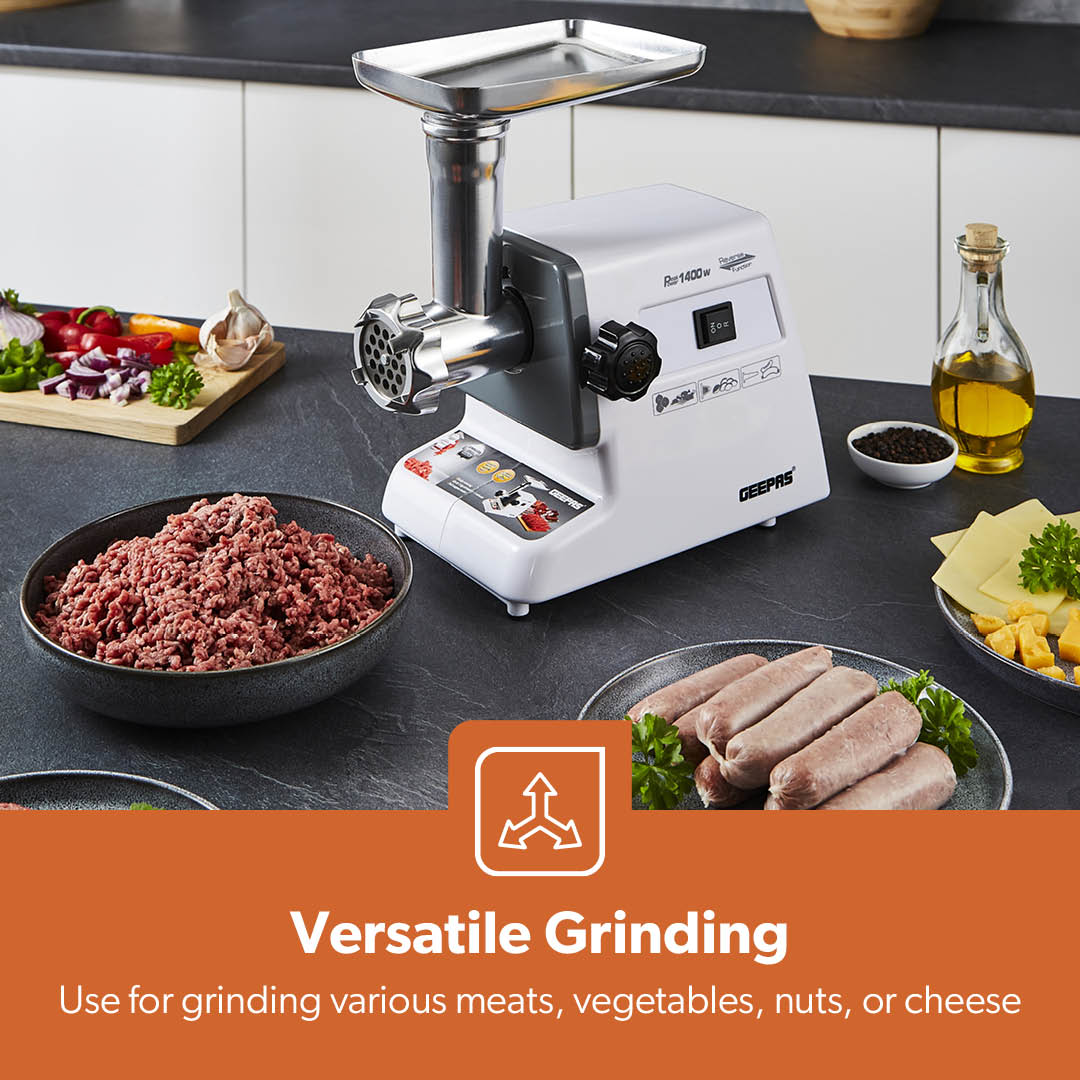 1400W Stainless Steel Automatic Meat Grinder and Meat Mincer - Image 9