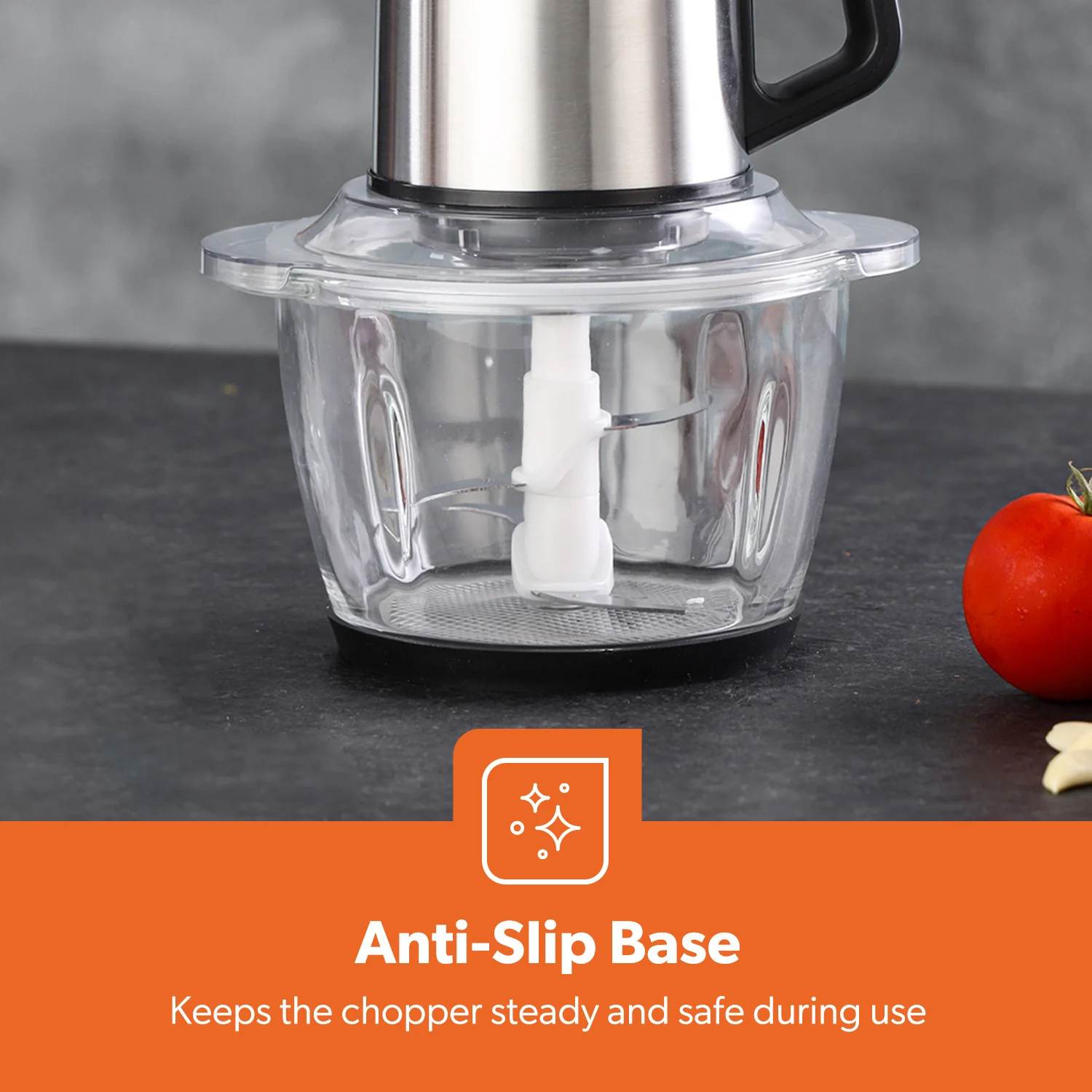 1.2L Two-Speed Food Processor & Mini Chopper 400W - Image 5