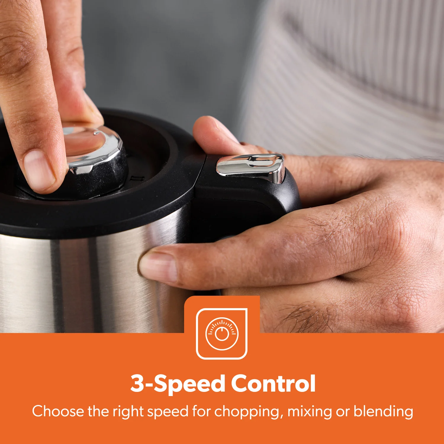 1.2L Two-Speed Food Processor & Mini Chopper 400W - Image 8
