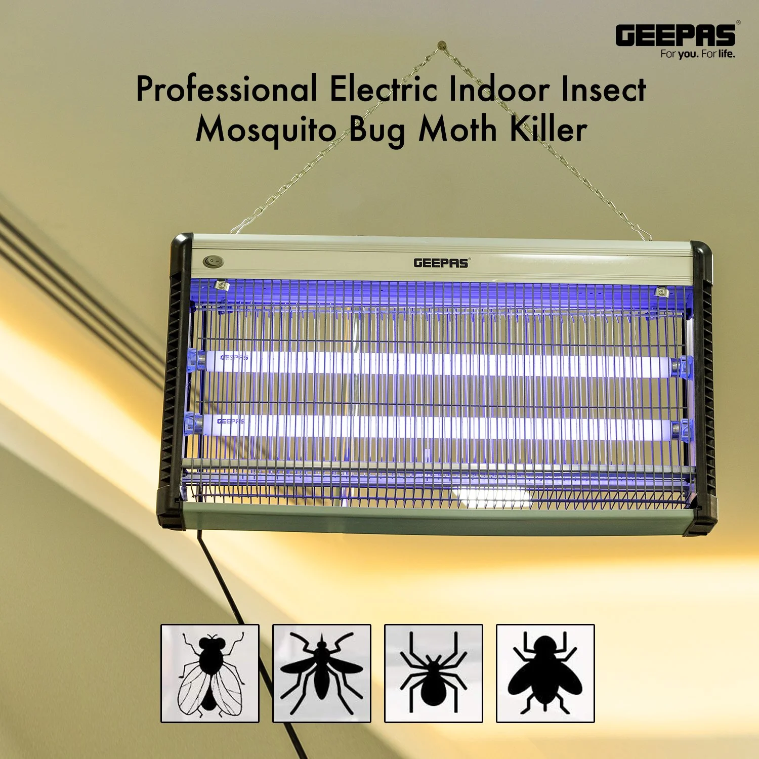 40W UV Electric Insect and Fly Zapper - Image 5