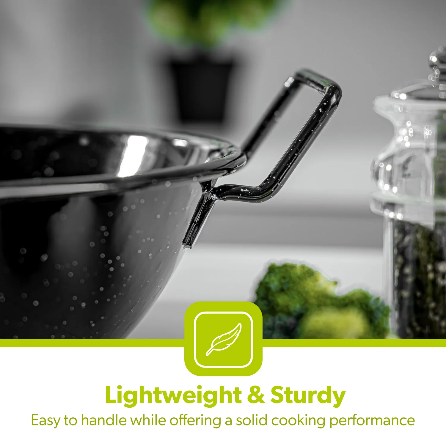 Non-Stick Authentic Wok Stir Fry Pans (20cm-34cm) - Image 8