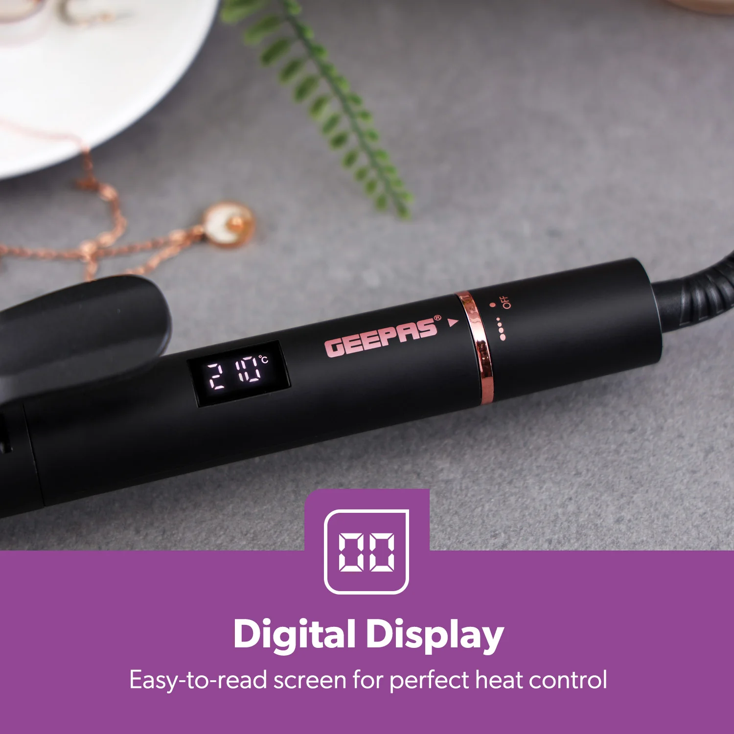 Expert Salon Curling Wand For Short & Long Hair Ceramic Coated - Image 6