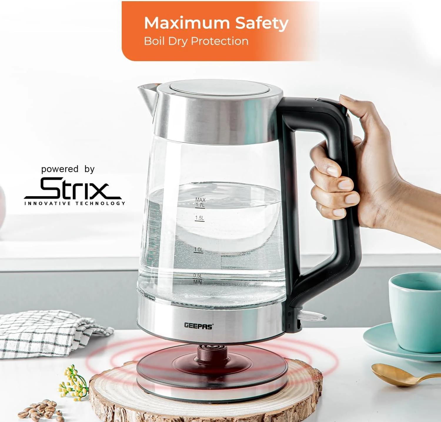 Premium Four-Slice Vintage Toaster and 1.8L Glass LED Kettle - Image 4