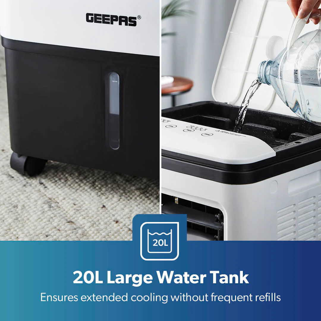 20L Portable Oscillating Evaporative Air Cooler & Conditioner - Image 10