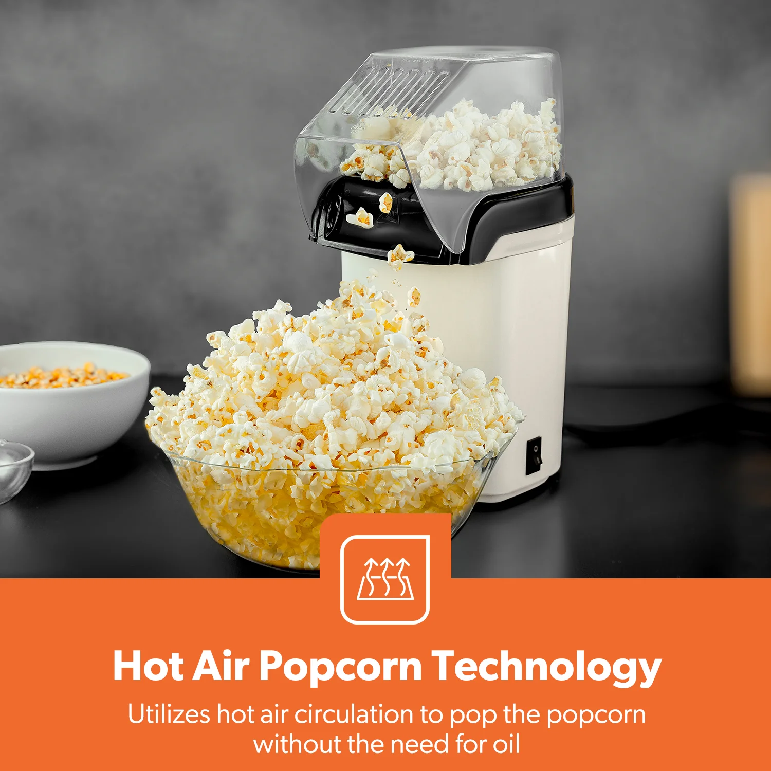 Mini Electric Home Fat-Free Popcorn Maker - Image 3