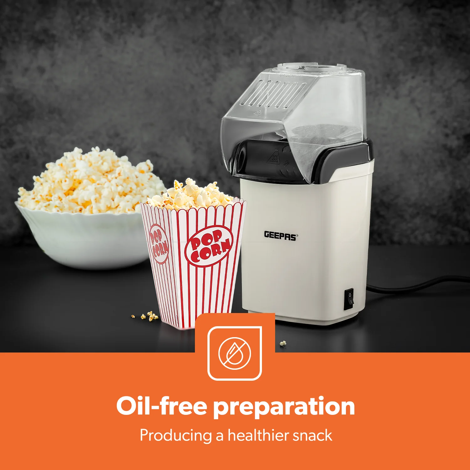 Mini Electric Home Fat-Free Popcorn Maker - Image 4