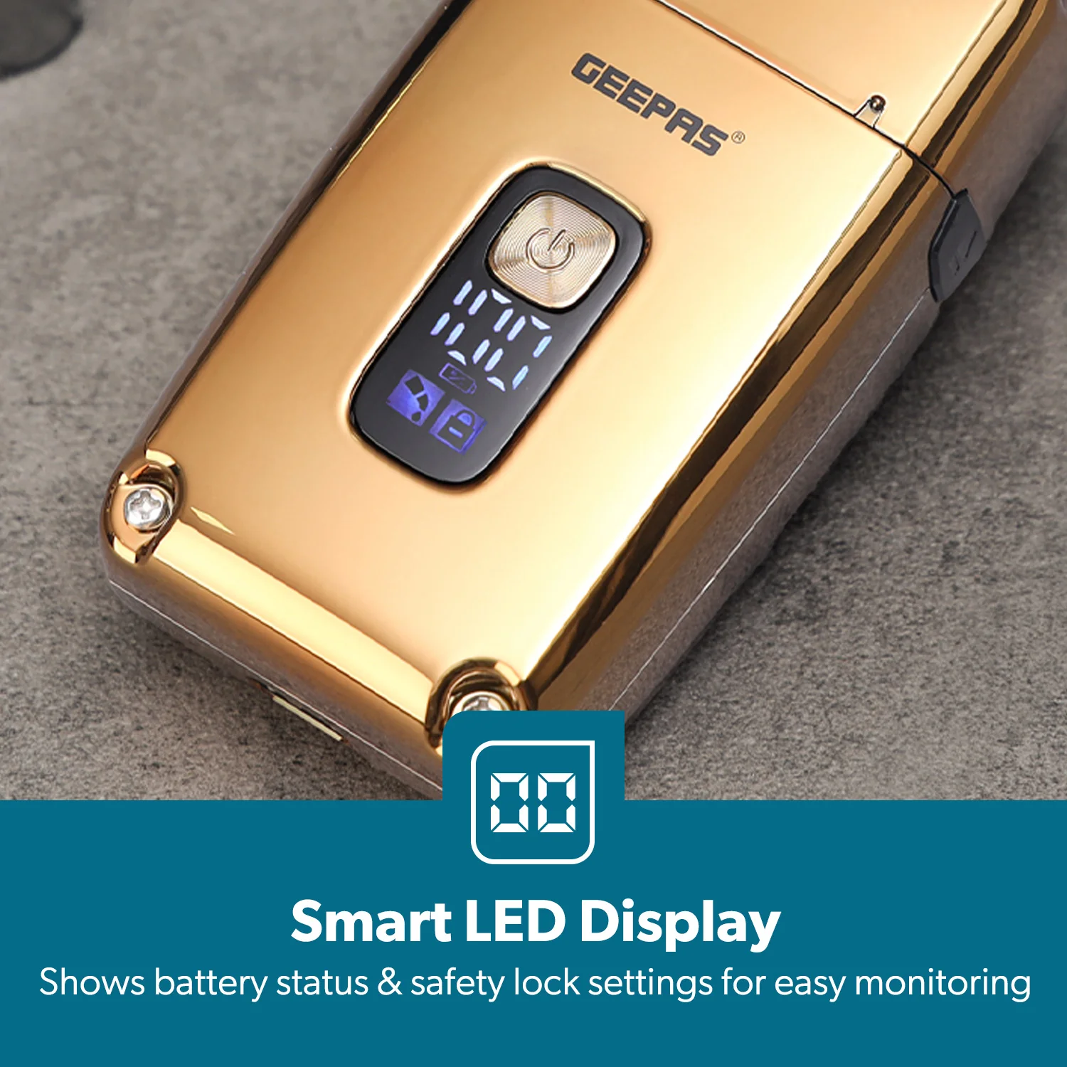 Golden Triple-Blade Waterproof Electric Foil Shaver - Image 9