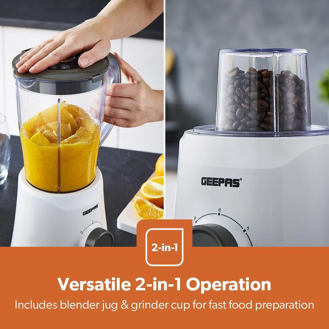 Grey and Black 2-In-1 Jug Blender & Hand Blender Combo - Image 3