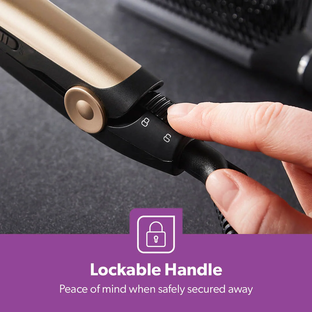 HeatProtect Ceramic Hair Straighteners 360° Swivel Cord - Image 6