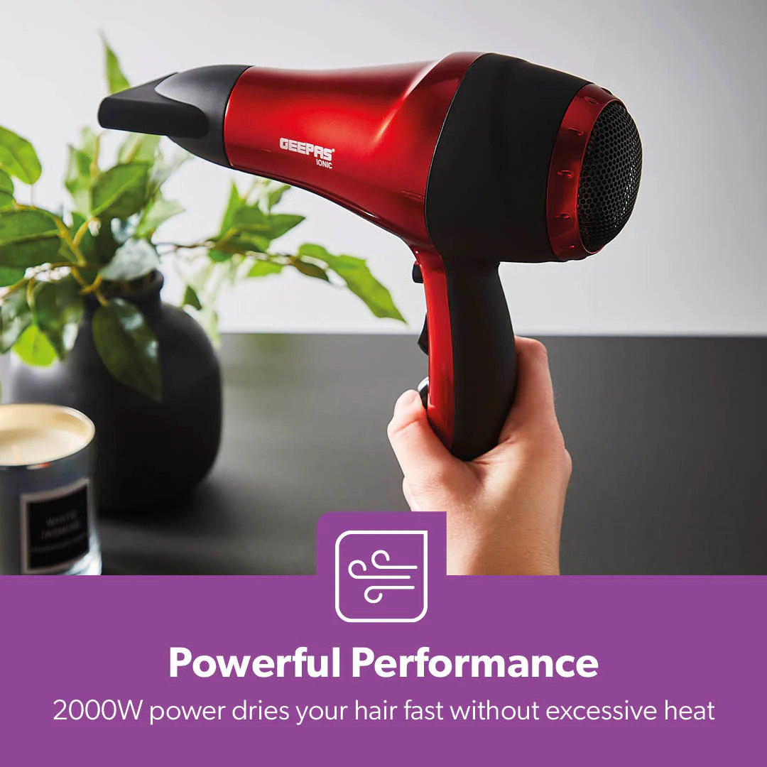 2000W IONIC Professional Two-Speed Hair Dryer - Image 4
