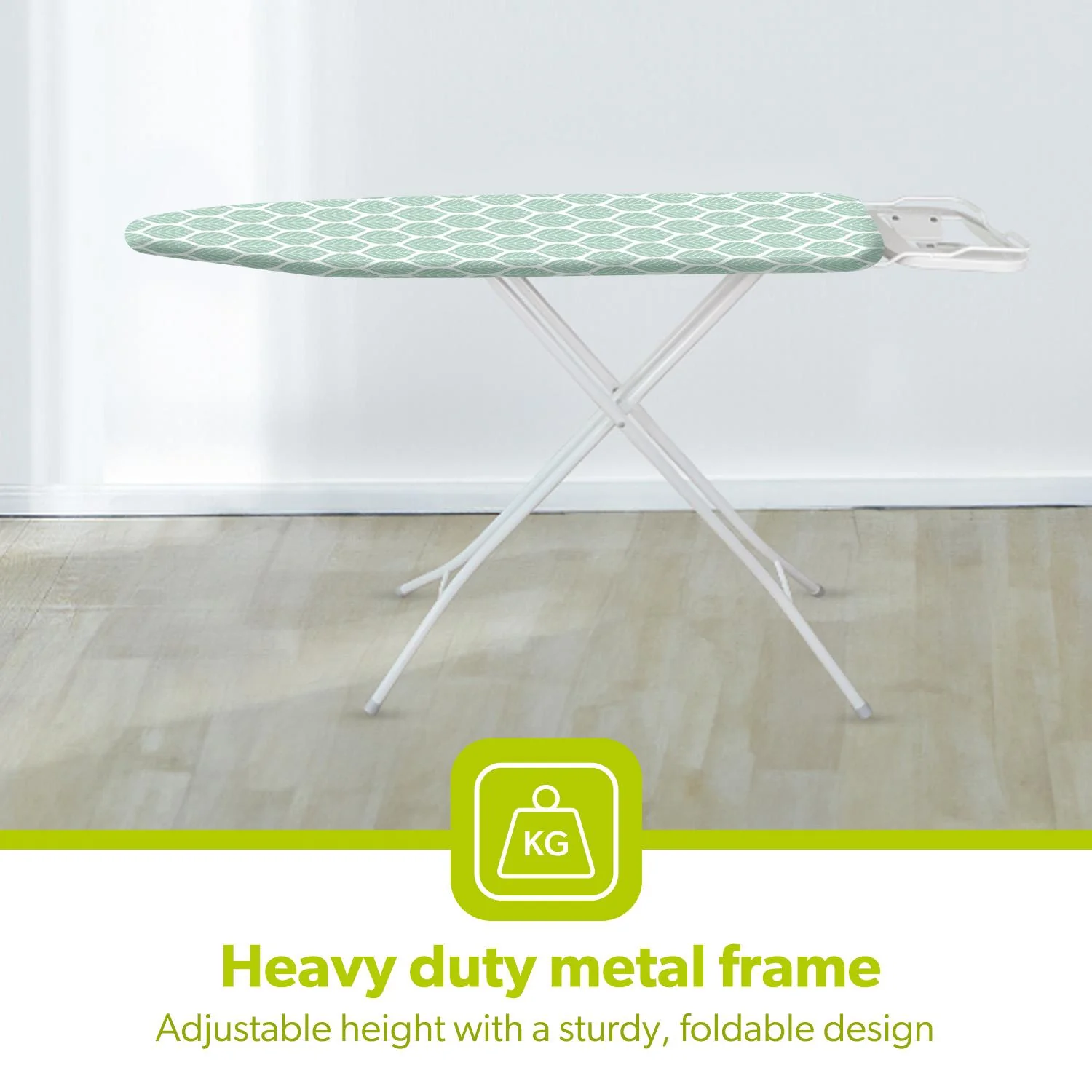 Ironing Board Adjustable Height Lightweight & Foldable 96x30cm - Image 4