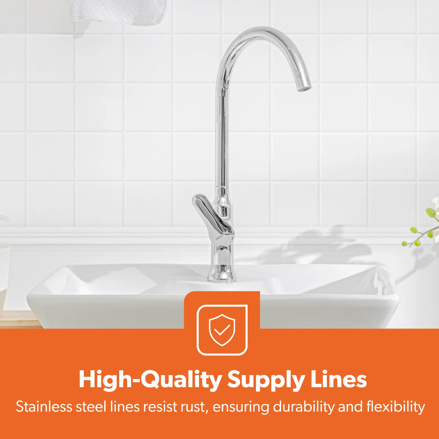 Kitchen Sink Tap Stainless Steel - GSW61003 - Image 4