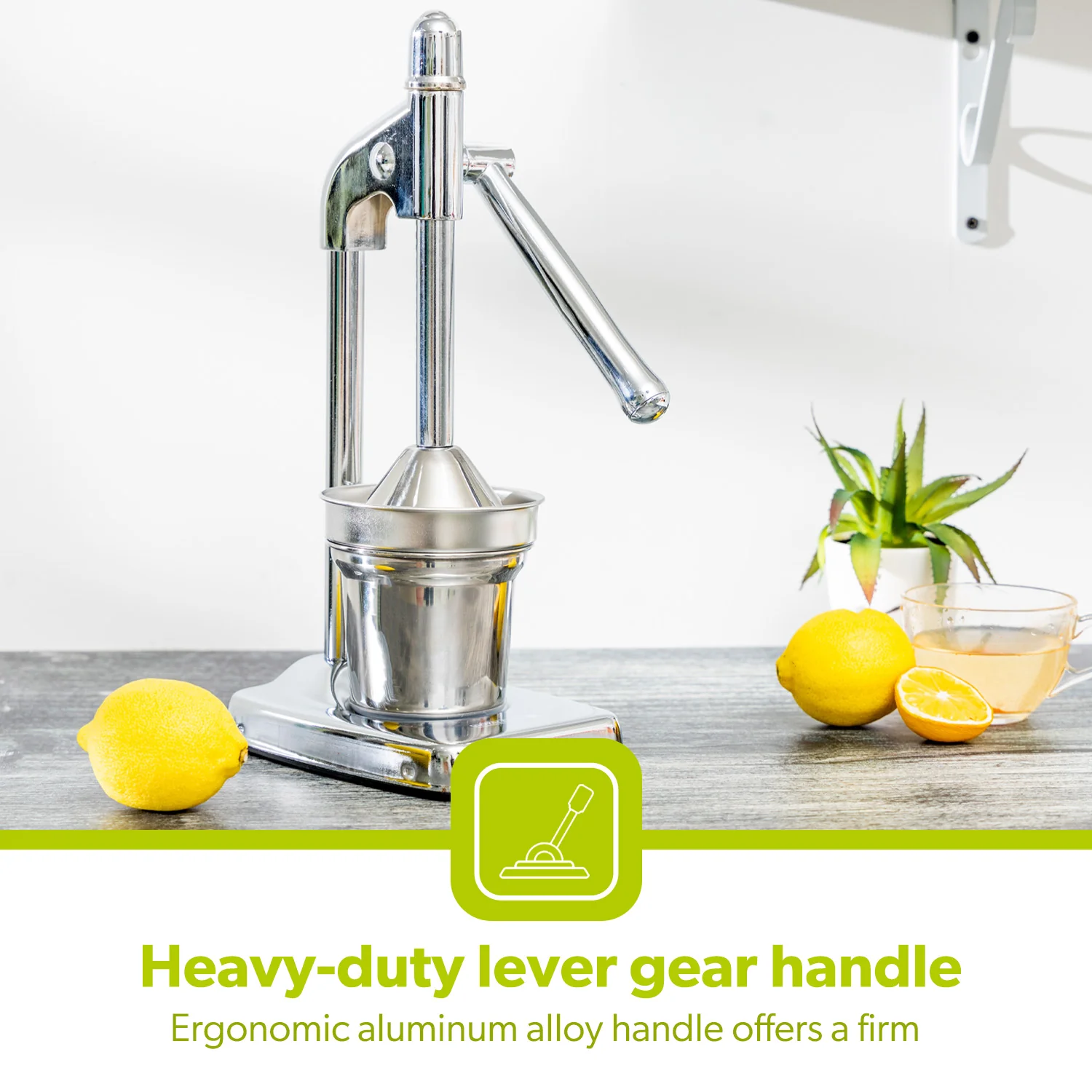 Heavy-Duty Stainless Steel Hand Press Manual Juicer - Image 3