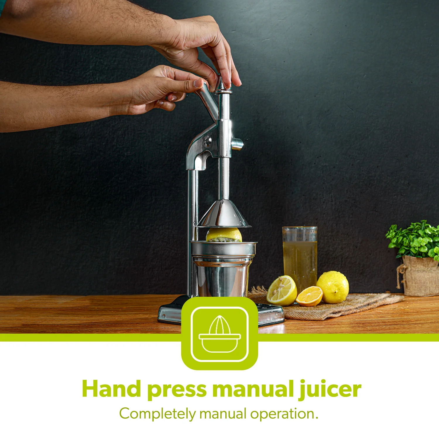 Heavy-Duty Stainless Steel Hand Press Manual Juicer - Image 7