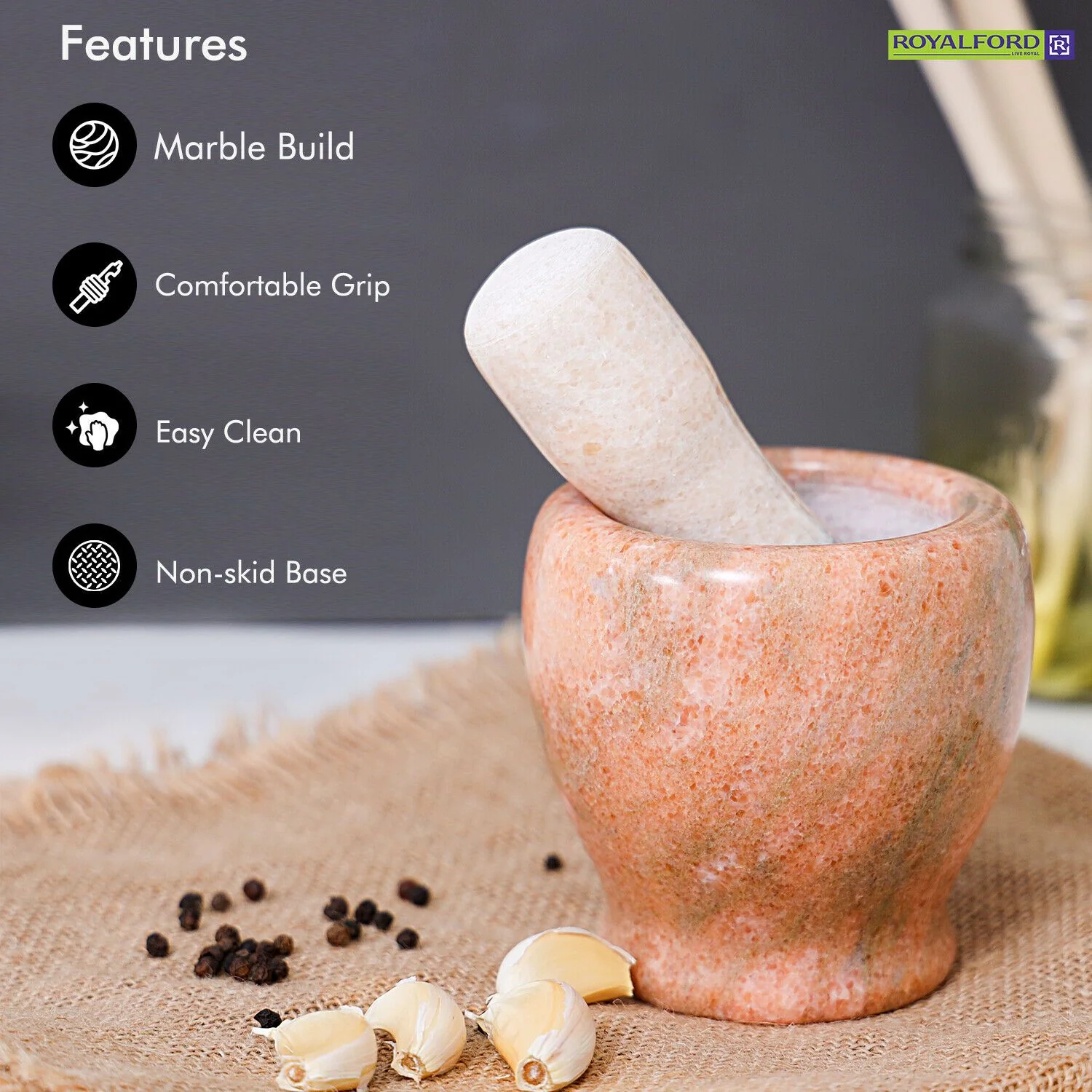 Marble Pestle & Mortar Set - Image 3