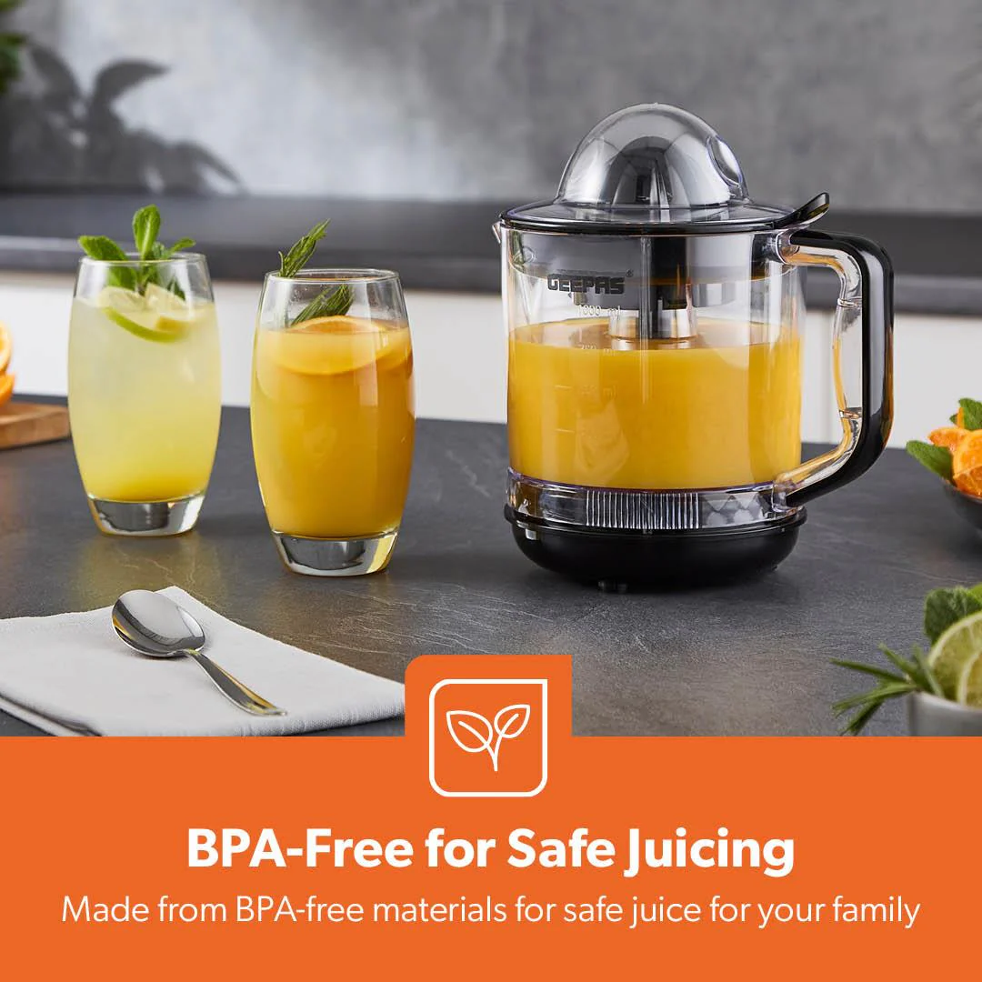1L Electric Citrus Juicer, Clear-View and Bi-Directional Spin 25W - Image 3