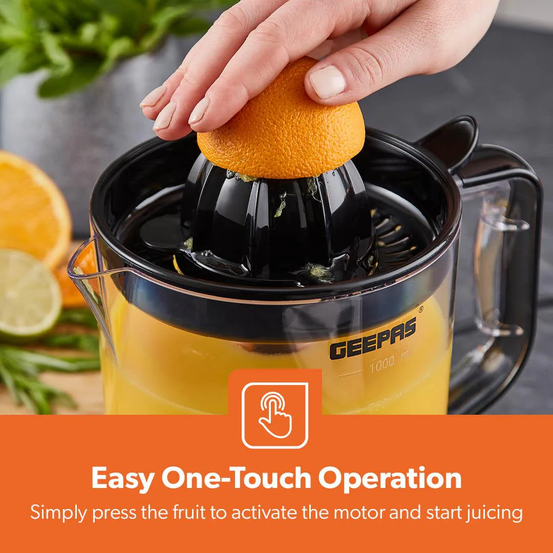 1L Electric Citrus Juicer, Clear-View and Bi-Directional Spin 25W - Image 6