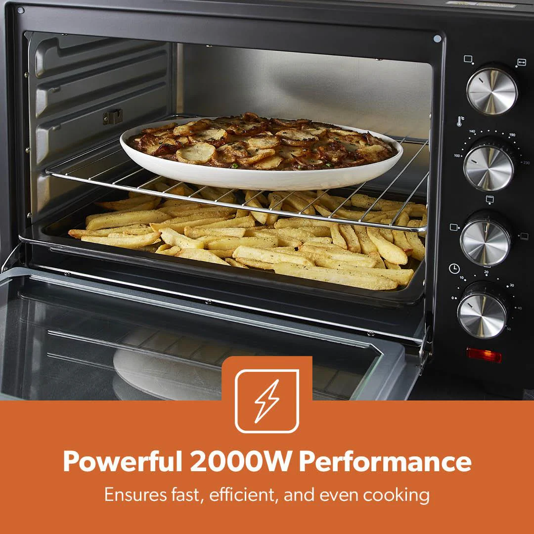 48L Portable Electric Mini Oven With Grill and Rotisserie - Image 5
