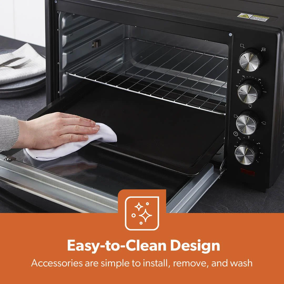 48L Portable Electric Mini Oven With Grill and Rotisserie - Image 6