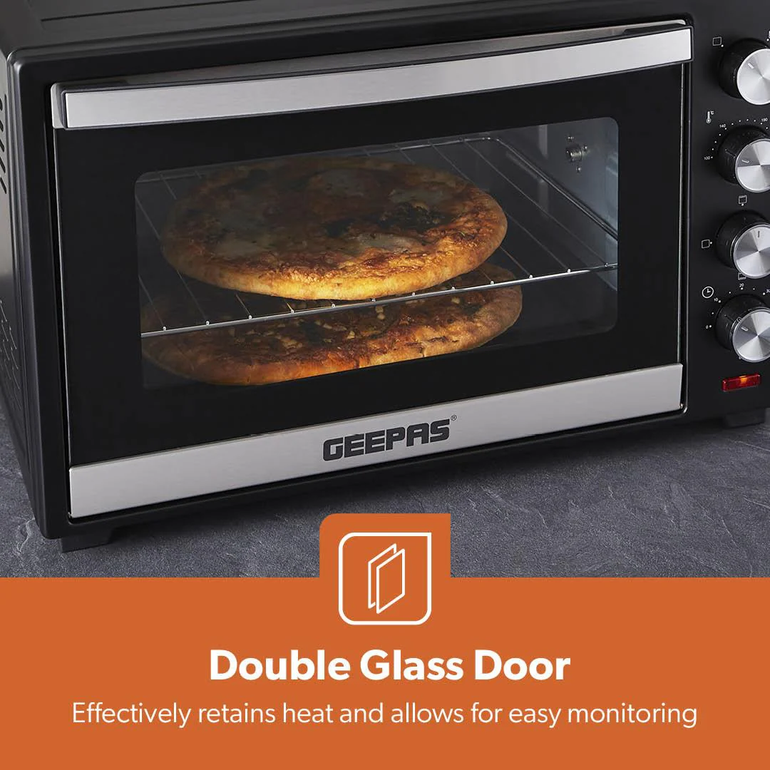 48L Portable Electric Mini Oven With Grill and Rotisserie - Image 7