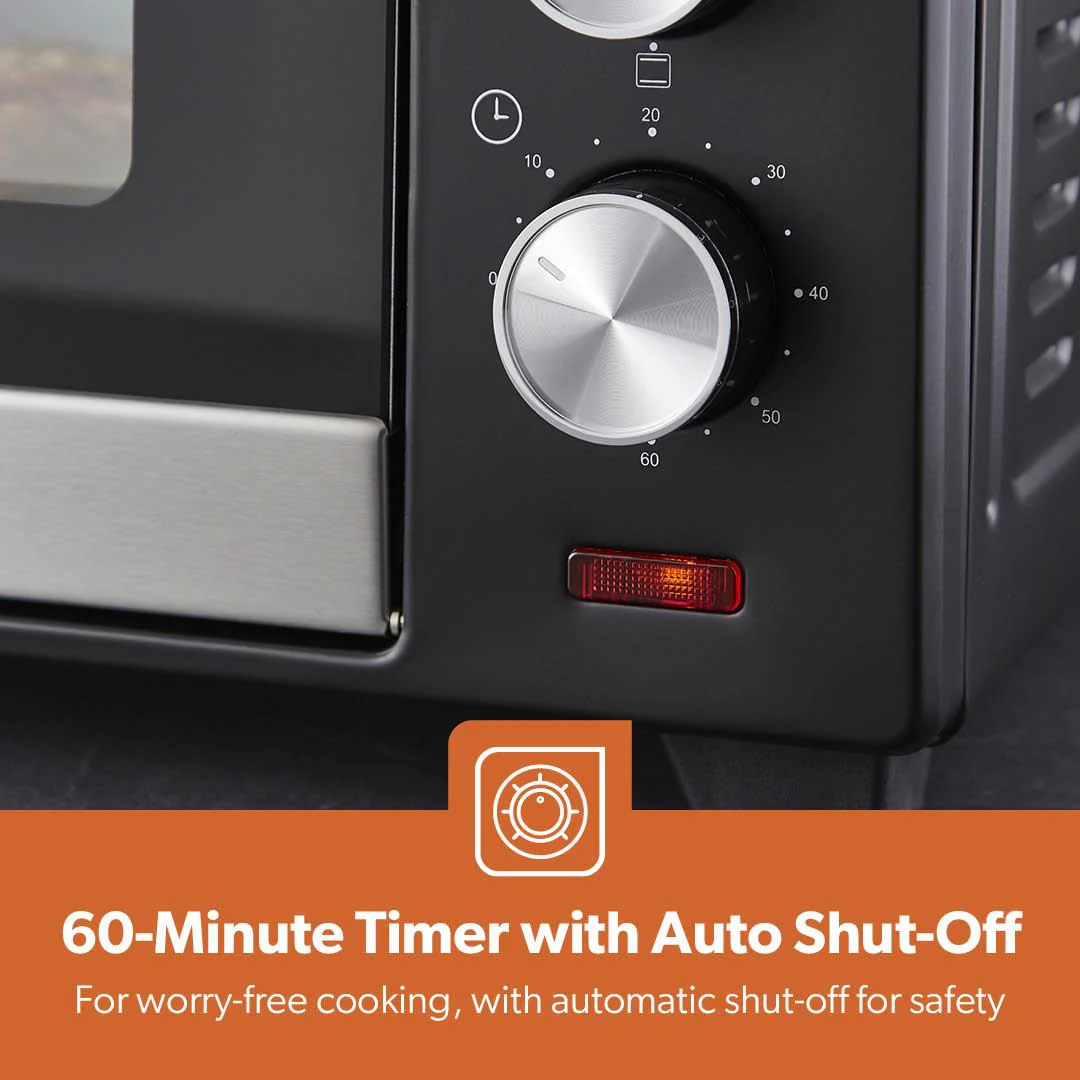 48L Portable Electric Mini Oven With Grill and Rotisserie - Image 8