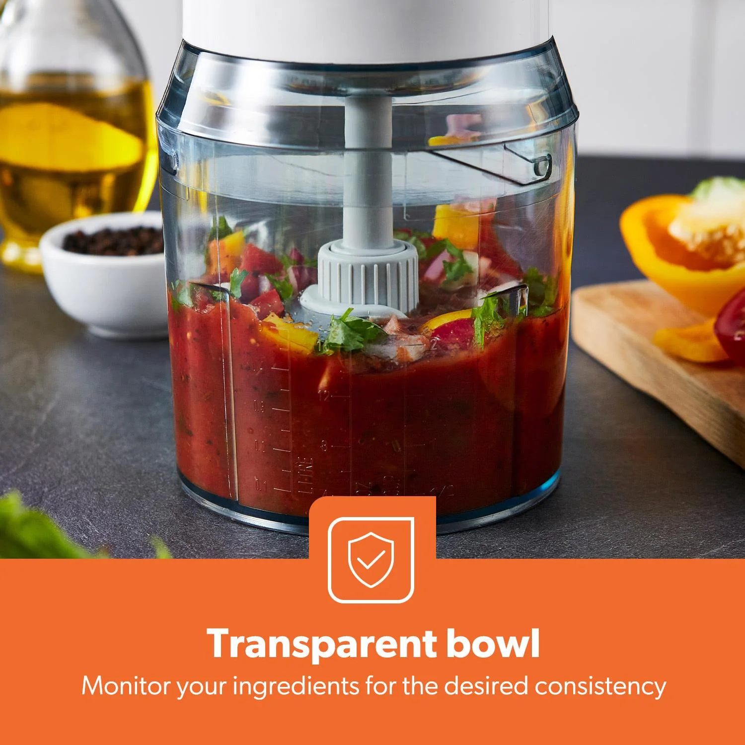 500ml Electric Mini Food Processor & Multi Chopper - Image 4