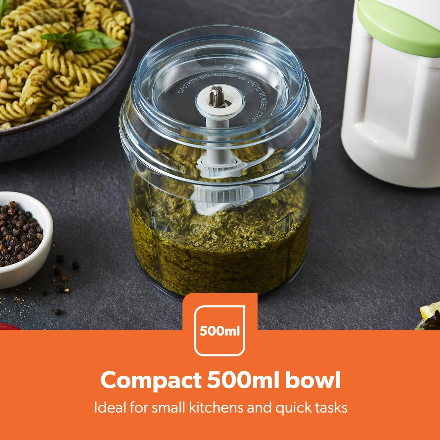500ml Electric Mini Food Processor & Multi Chopper - Image 5
