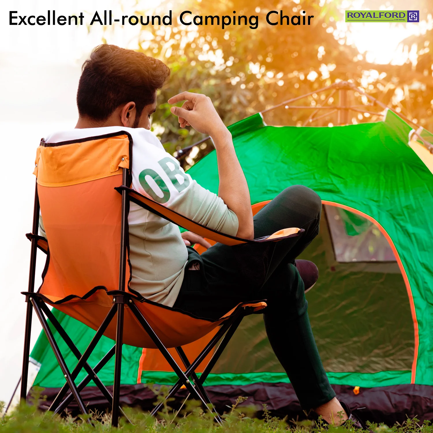 Outdoor Foldable Camping Chair - Image 4