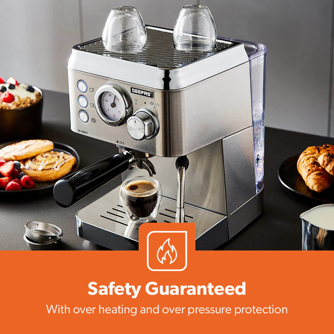 15-Bar Platinum Series Luxury Espresso Coffee Machine - Image 3