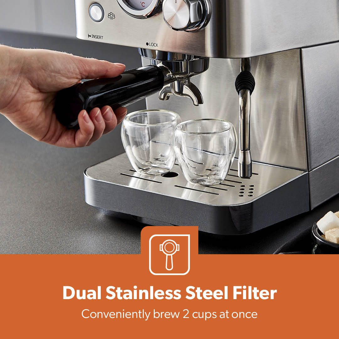 15-Bar Platinum Series Luxury Espresso Coffee Machine - Image 5