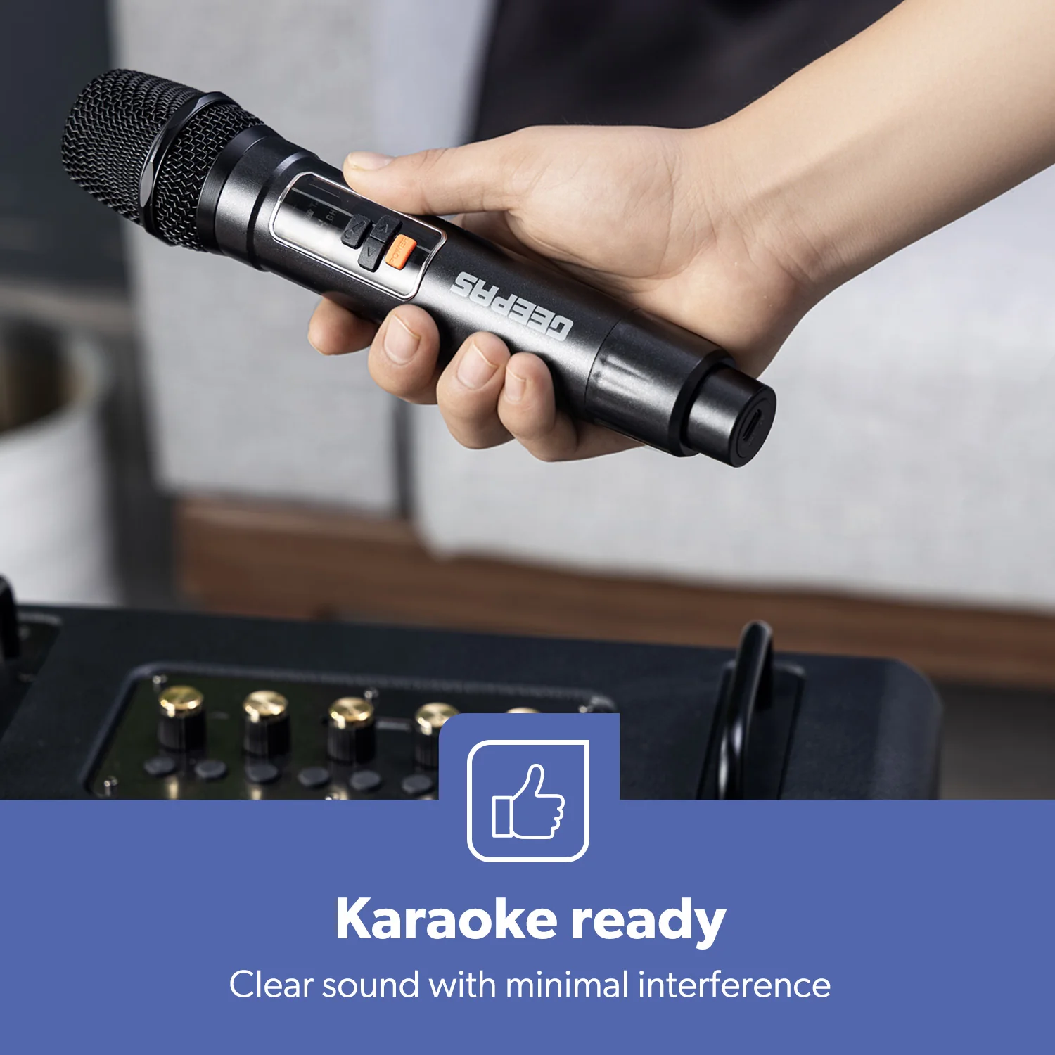 Portable Bluetooth Speaker With Wireless Microphone Karaoke Machine - Image 7