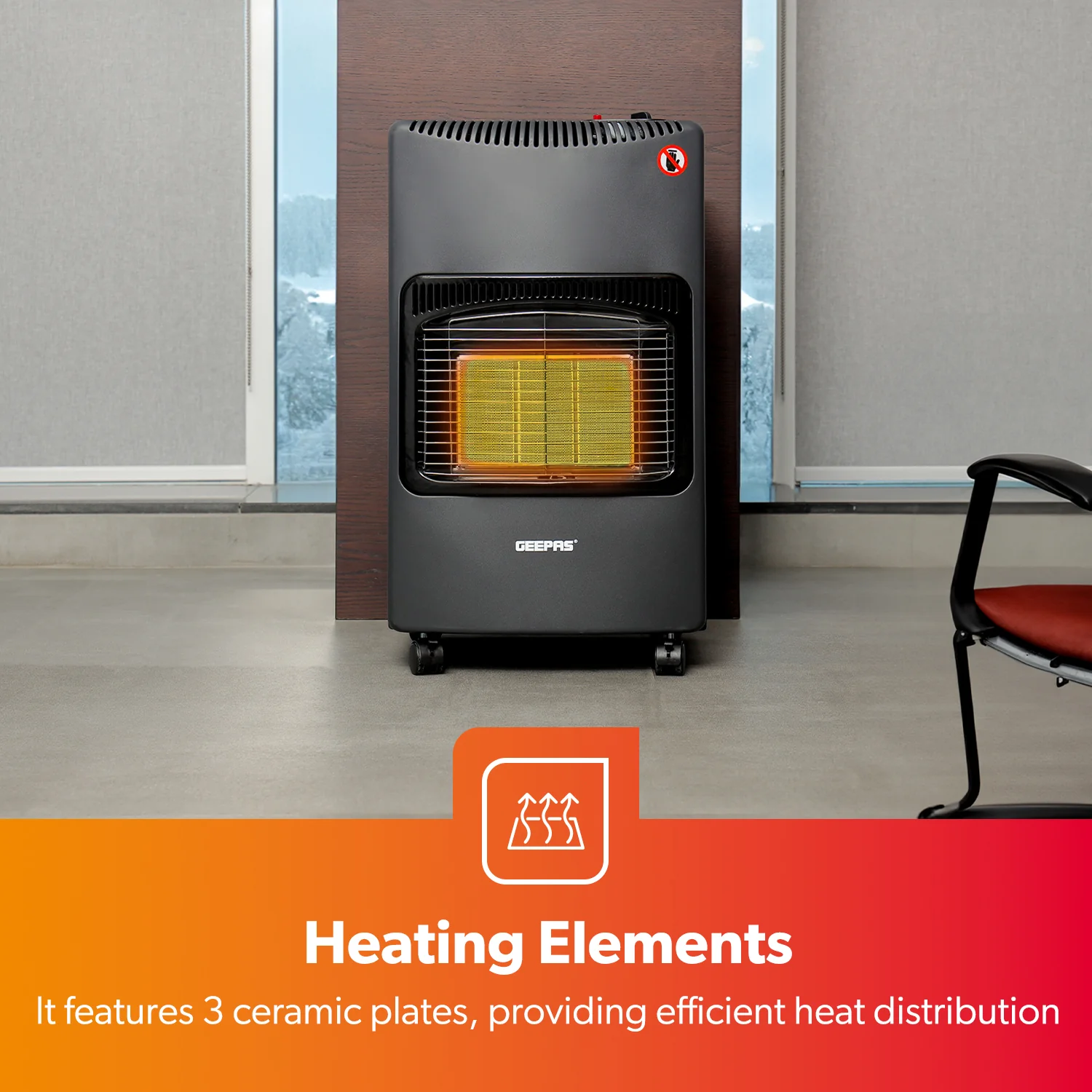 Portable Foldable Gas Heater: 4.2KW Butane Gas Space Heater - Image 5