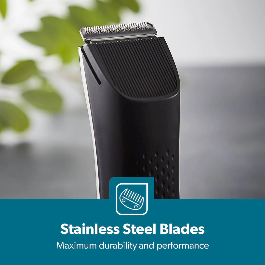 Pro Shield Rechargeable Hair and Beard Trimmer With Light - Image 5