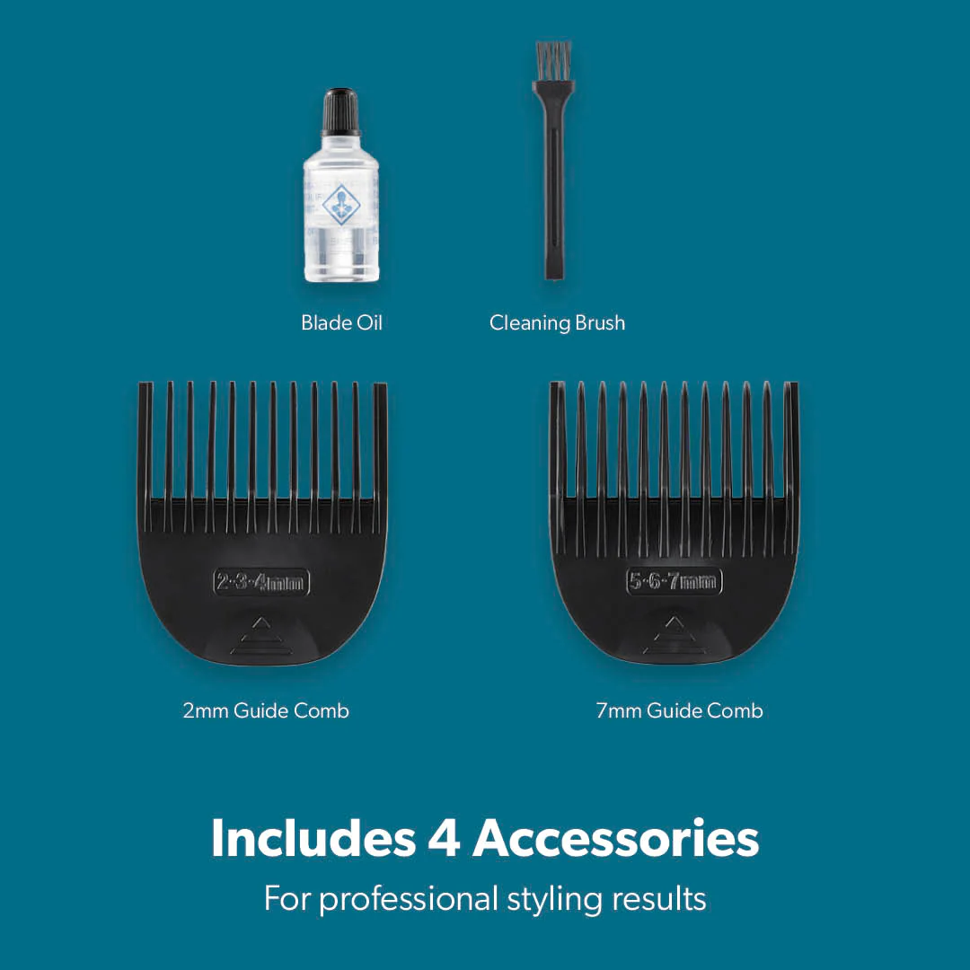 Pro Shield Rechargeable Hair and Beard Trimmer With Light - Image 7