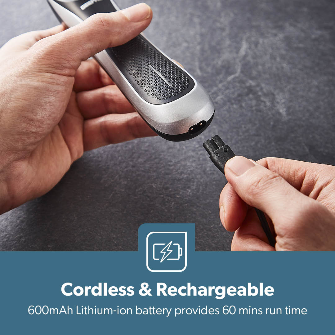 Pro Shield Rechargeable Hair and Beard Trimmer With Light - Image 8