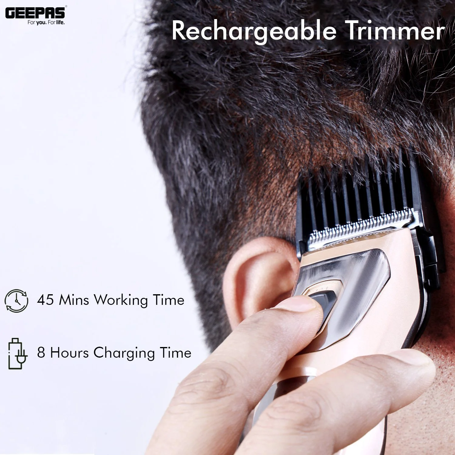 Rechargeable Hair Clipper/Trimmer - Image 3
