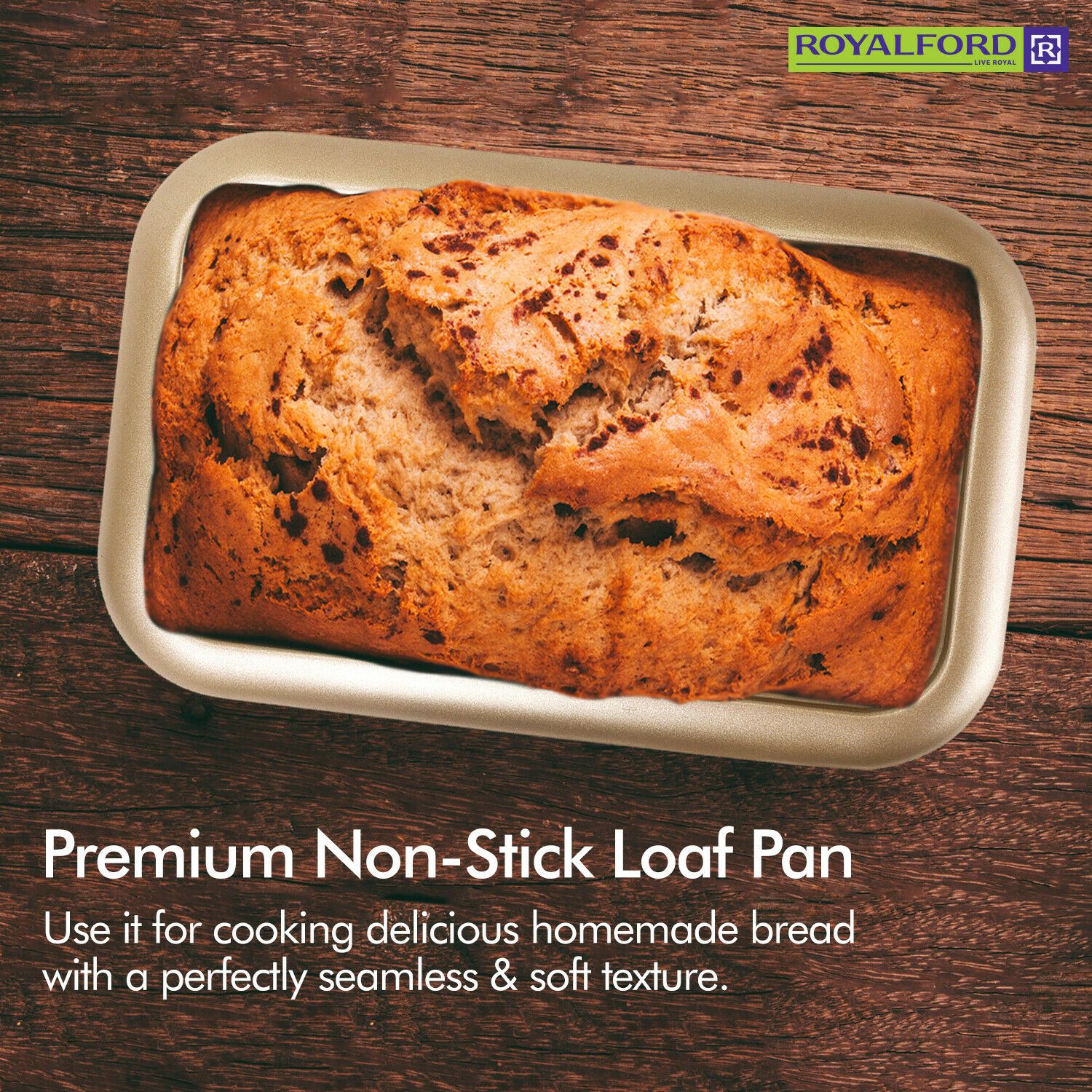 Large Non-Stick Rectangle Baking Tin | Royalford - Image 4