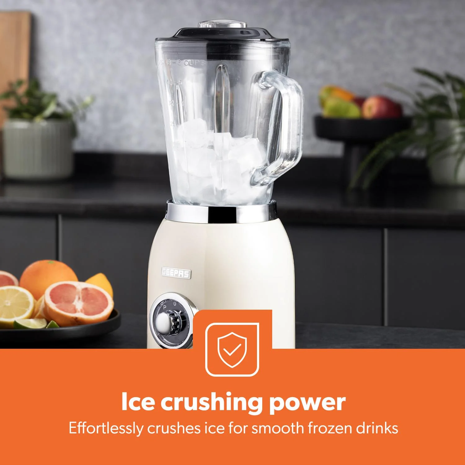 Retrovive Cream 2-In-1 Food Jug Blender With 1.5L Glass Jug - Image 4