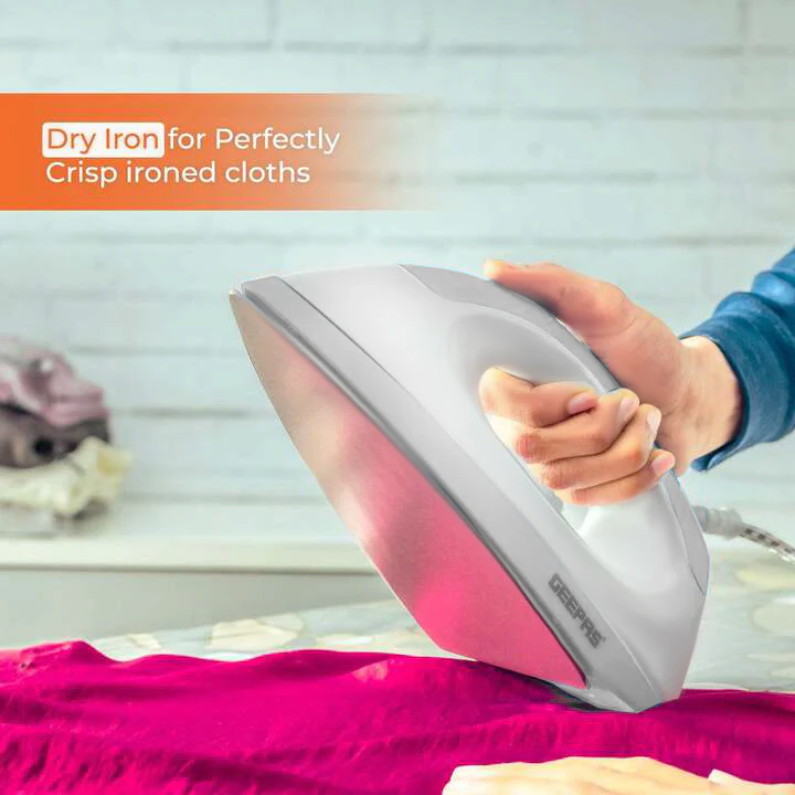 1200W Steam-Line Dry Iron With Non-Stick Plates - Image 3