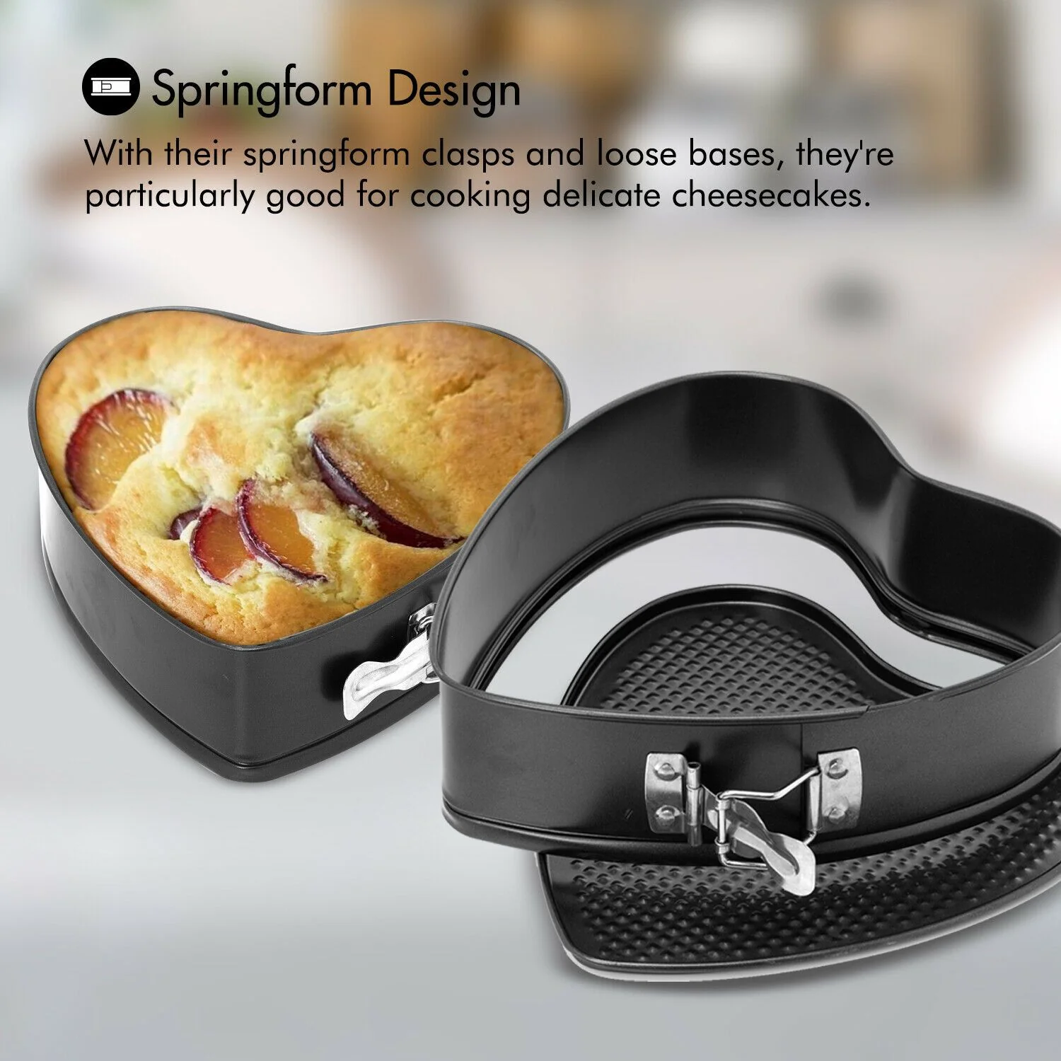 Royalford Springform Cake Tin Set Of Three - Image 5