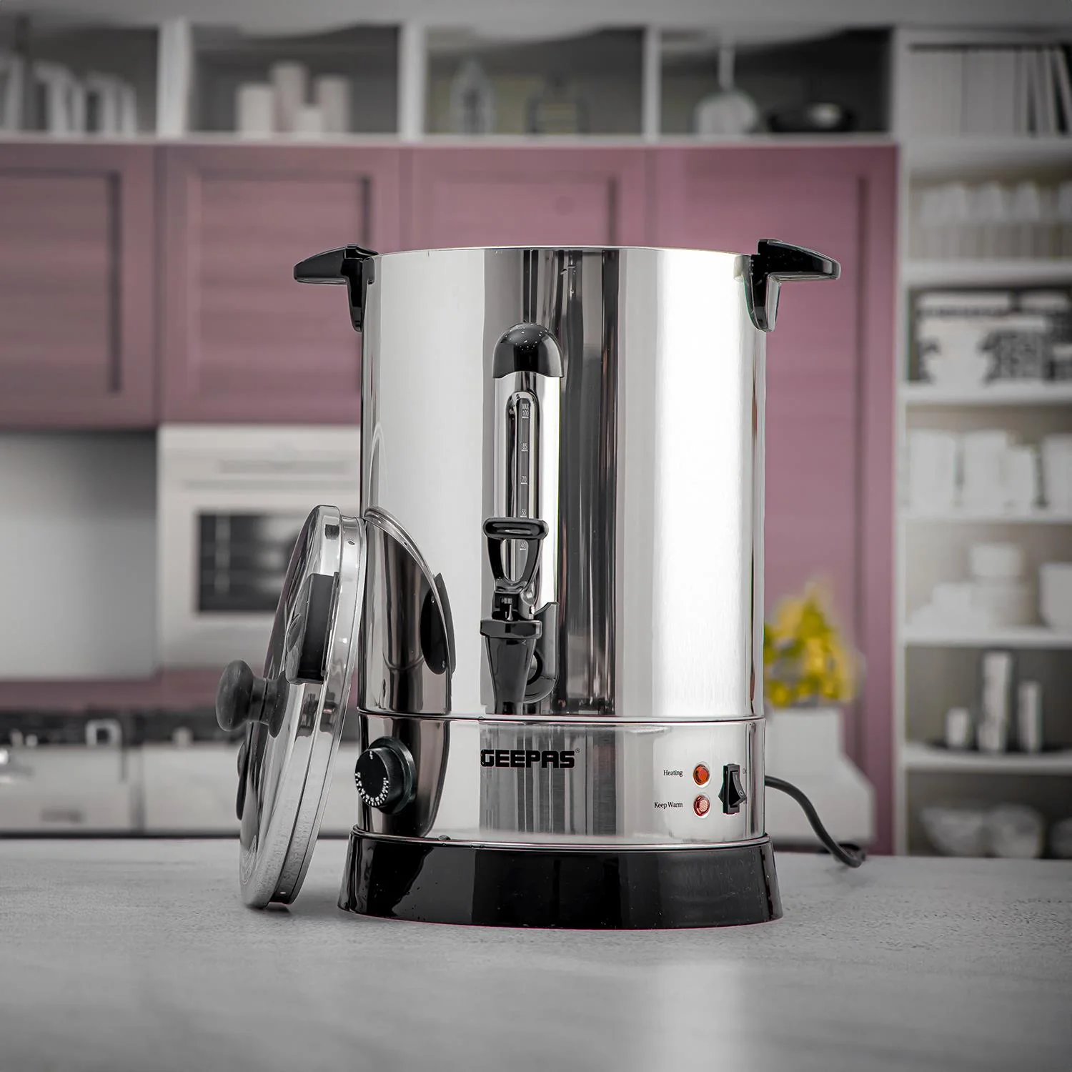 Stainless Steel Electric Tea Urn & Water Boiler (7L-30L) - Image 3
