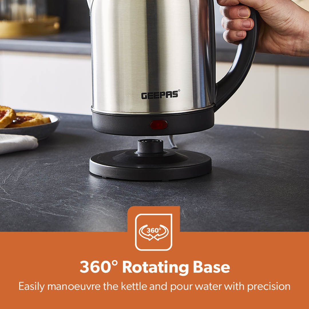 1.8L Cordless Stainless Steel Electric Kettle, 1800W Fast Boil - Image 5