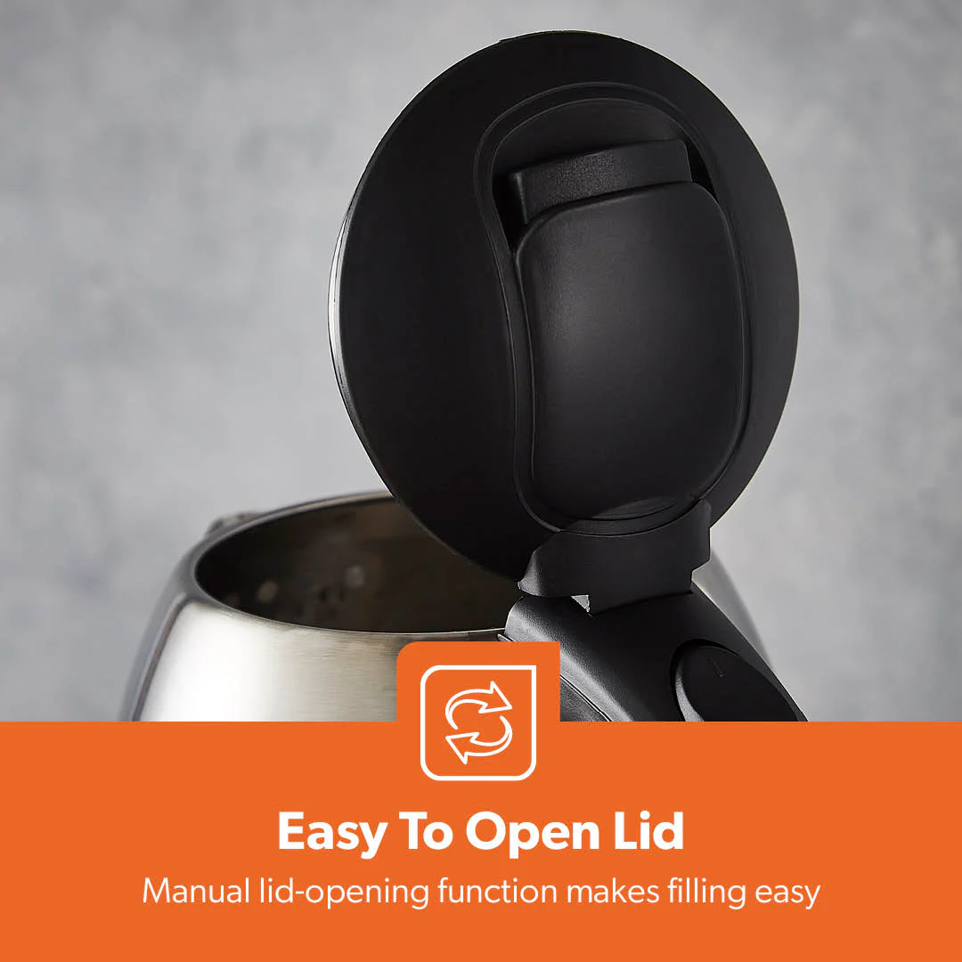 1.8L Cordless Stainless Steel Electric Kettle, 1800W Fast Boil - Image 6